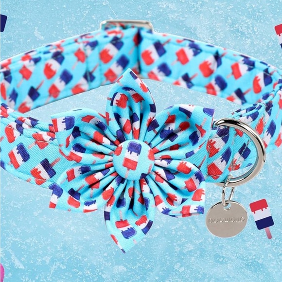 Fourth of July dog collar - Picture 2 of 6